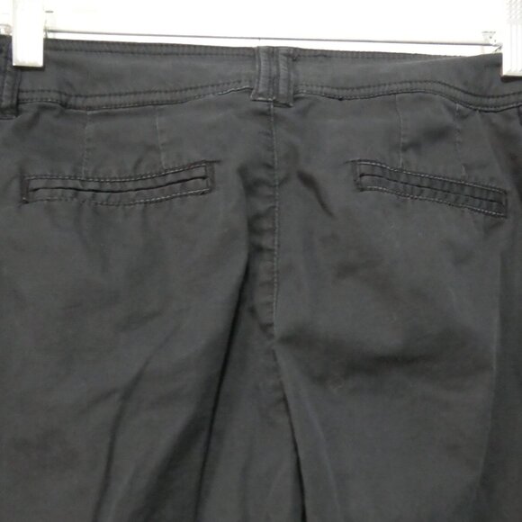KHAKIS | size 4 | Casual Black Cotton Cargo Pants - Picture 10 of 16